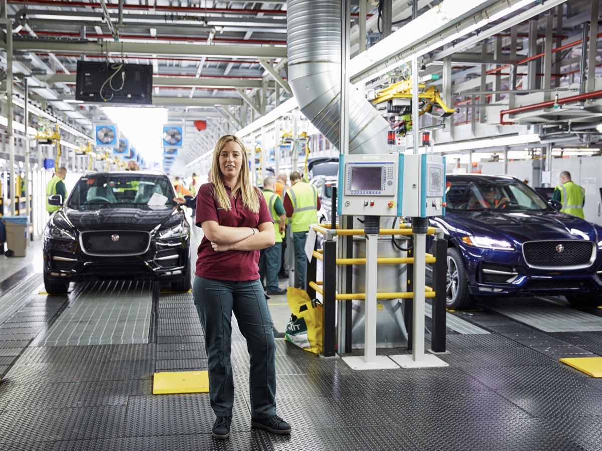 Jaguar produzione Solihull