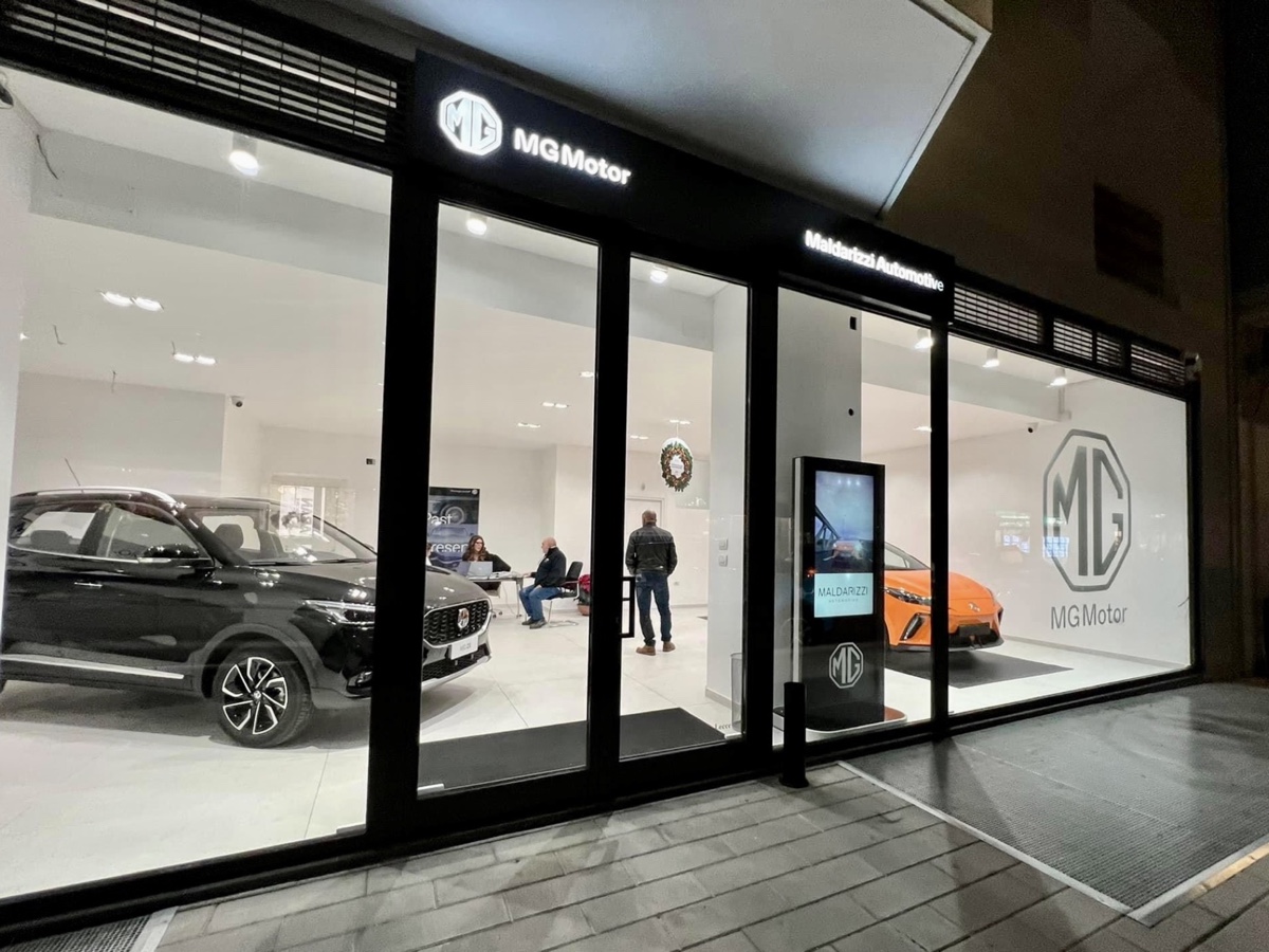 Maldarizzi Automotive temporary store MG Lecce