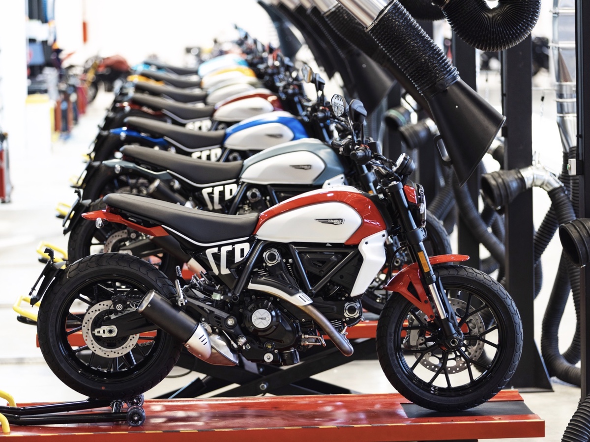 Ducati Scrambler produzione