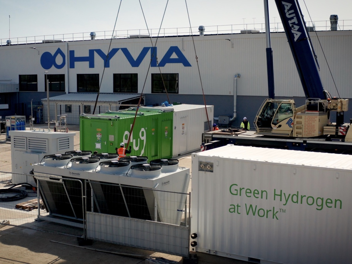 Hyvia elettrolizzatore Flins