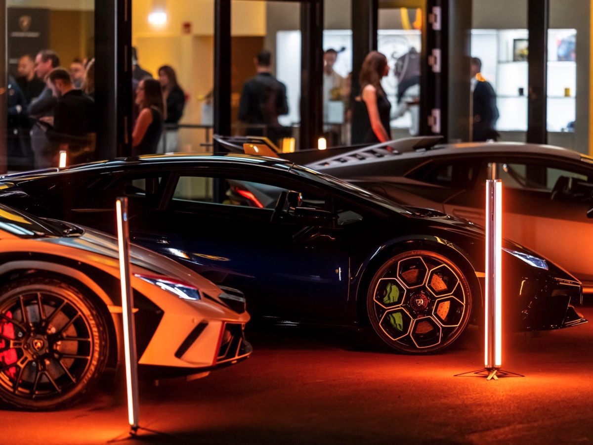 Lamborghini inaugurazione showroom Budapest