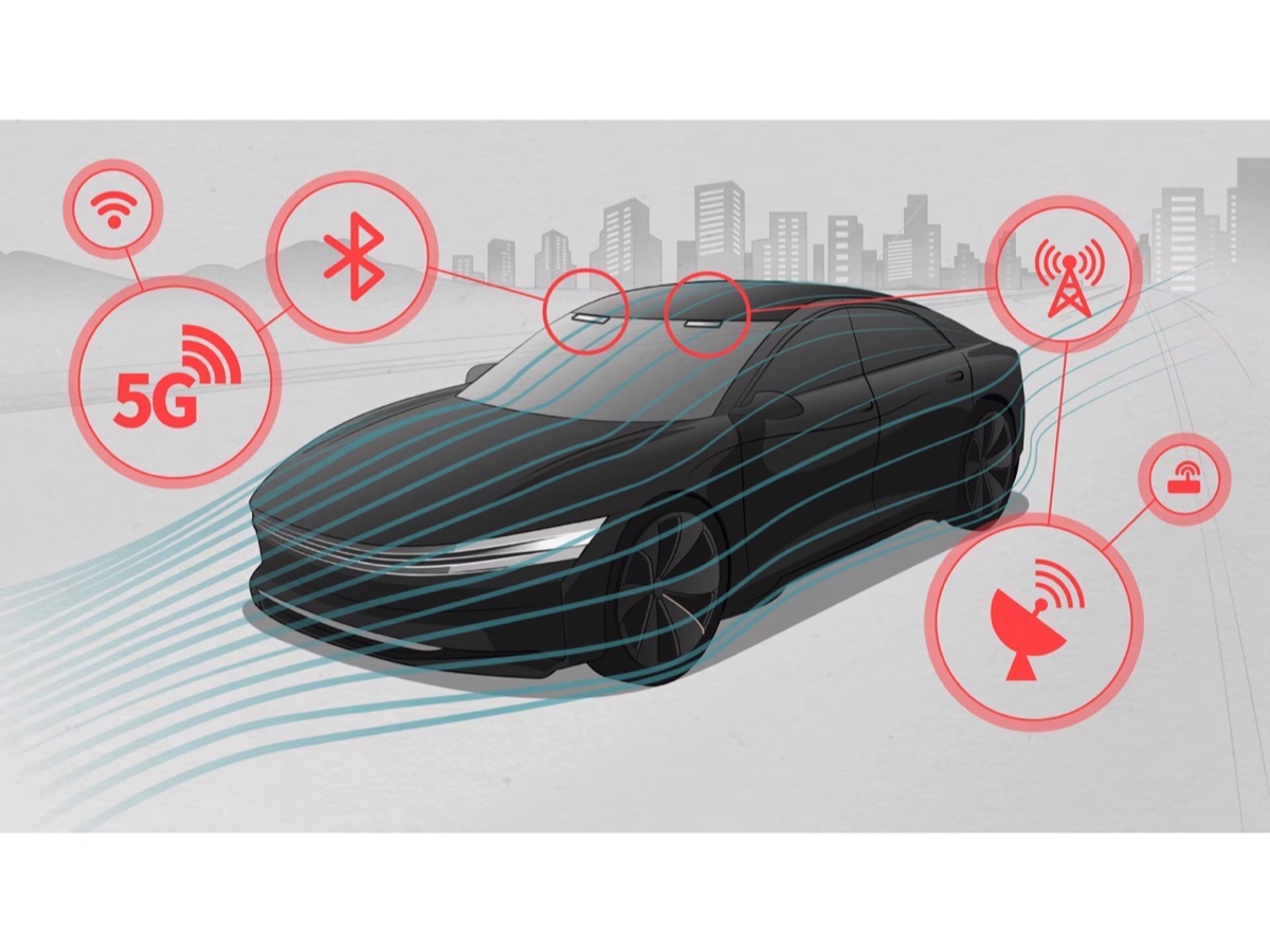 LG Electronics antenna trasparente per veicoli 