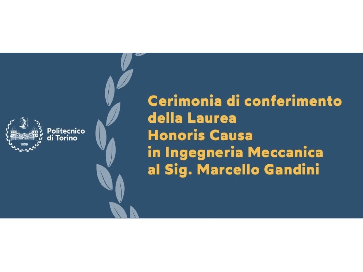Politecnico Torino Laurea Honoris Causa Marcello Gandini