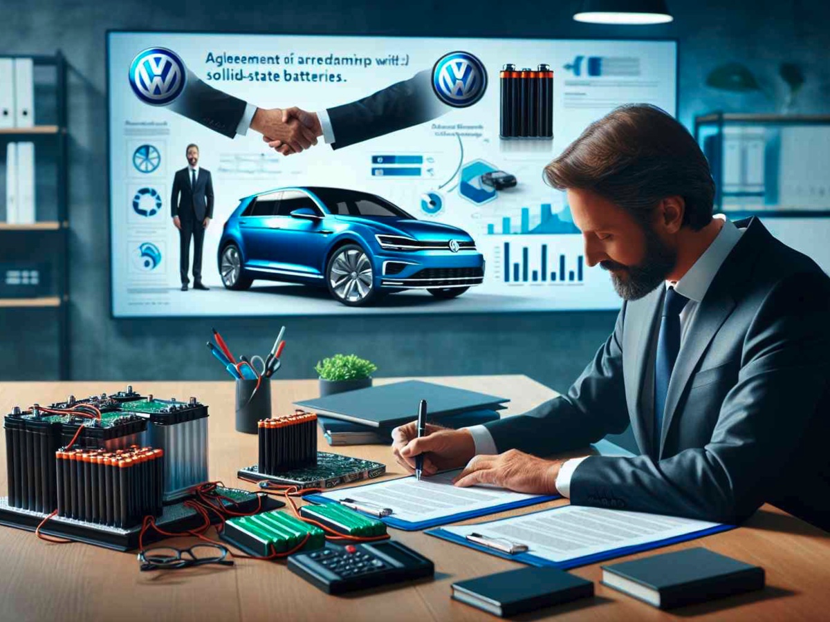 Volkswagen Blue Solutions batterie EV a stato solido 