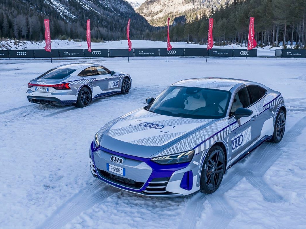 Audi RS e-tron GT ice race edition