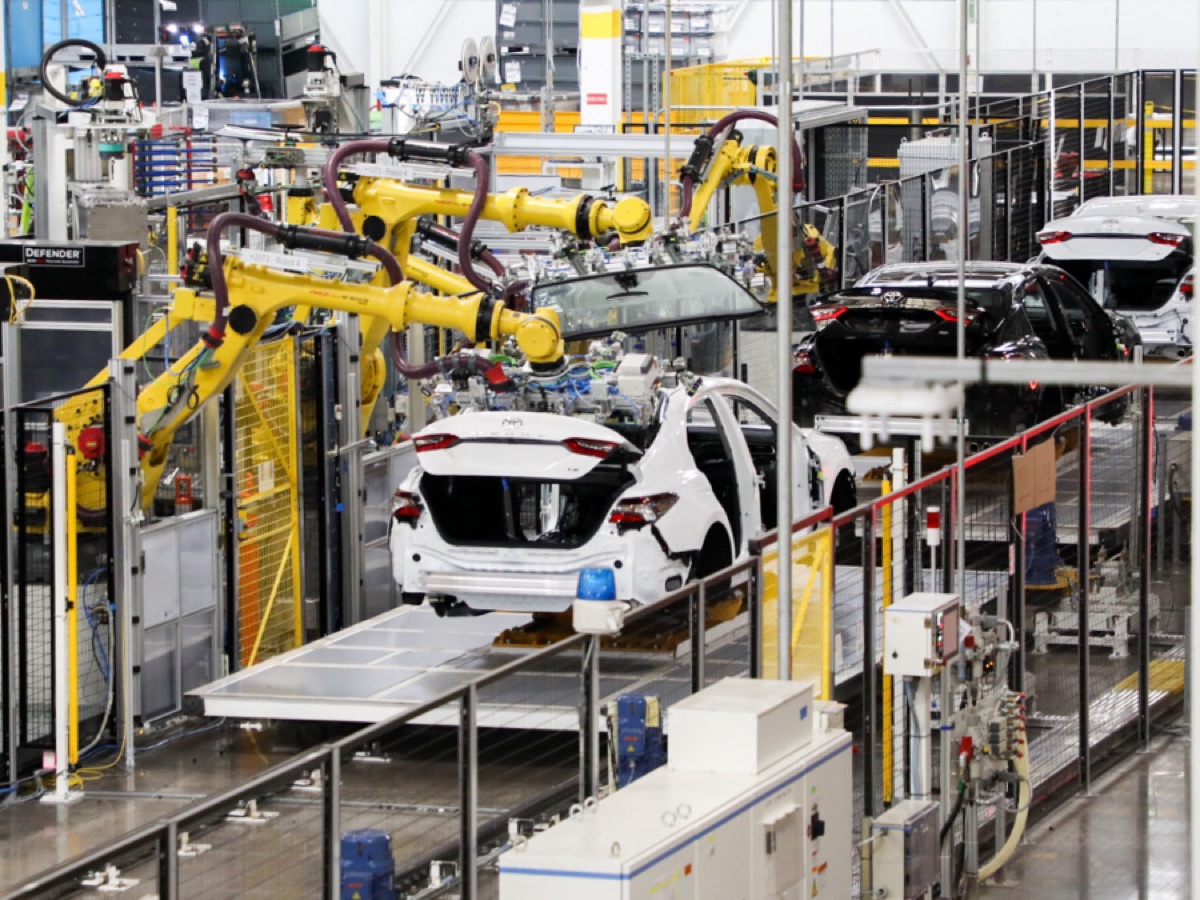 Toyota produzione stabilimento Georgetown Kentucky