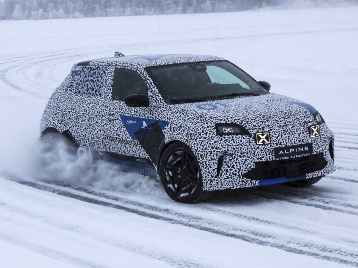 Alpine A290 test Svezia